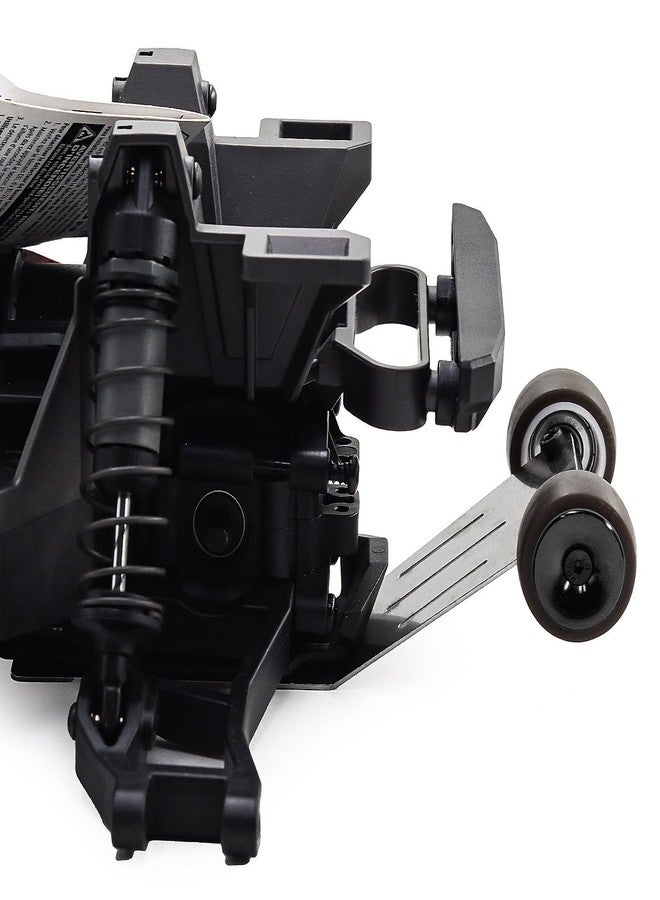 XinGeeek RC Head Up Wheel Stainless Steel Wheelie Bar for Traxxas Mini Maxx Monster Truck-107154-1 RC Car (Black) - Image 4
